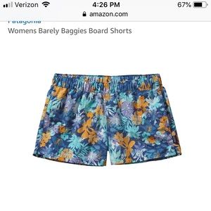 Women’s Patagonia board shorts size Medium